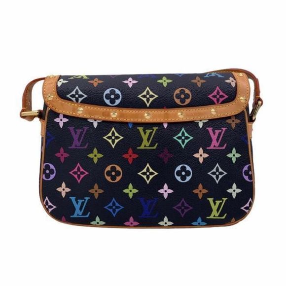 Louis Vuitton Sologne Monogram Multicolor Noir Studs - Picture 4 of 7